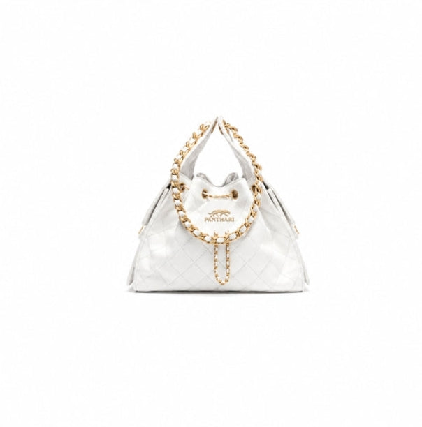 Mini Bag - Model: 25 White + Gift (+Earrings)